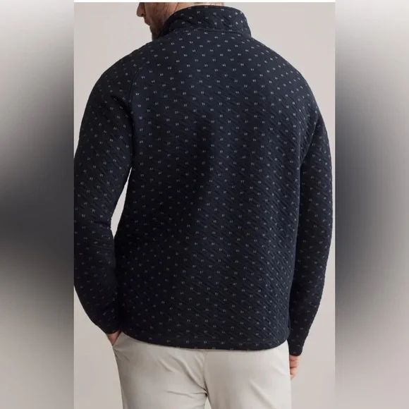 Rhone Men’s Weekend Pullover | color: navy | size: S - Picture 2 of 9